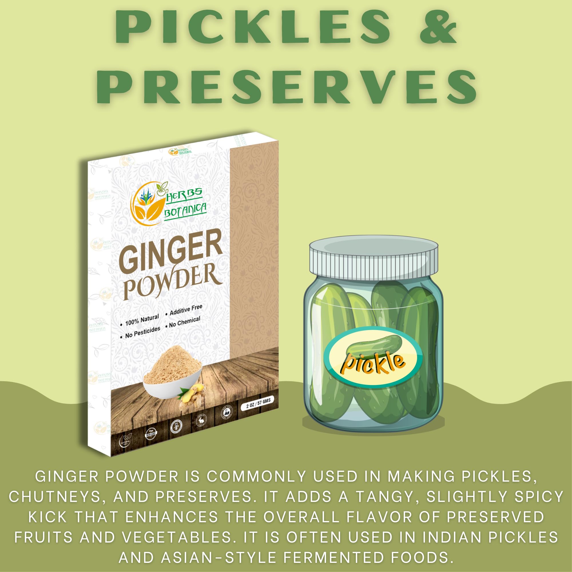Amazon.com : Herbs Botanica Ginger Powder Jenjibre En Polvo